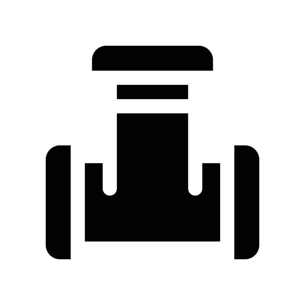 plumbing icon. glyph icon for your website, mobile, presentation, and logo design. vector