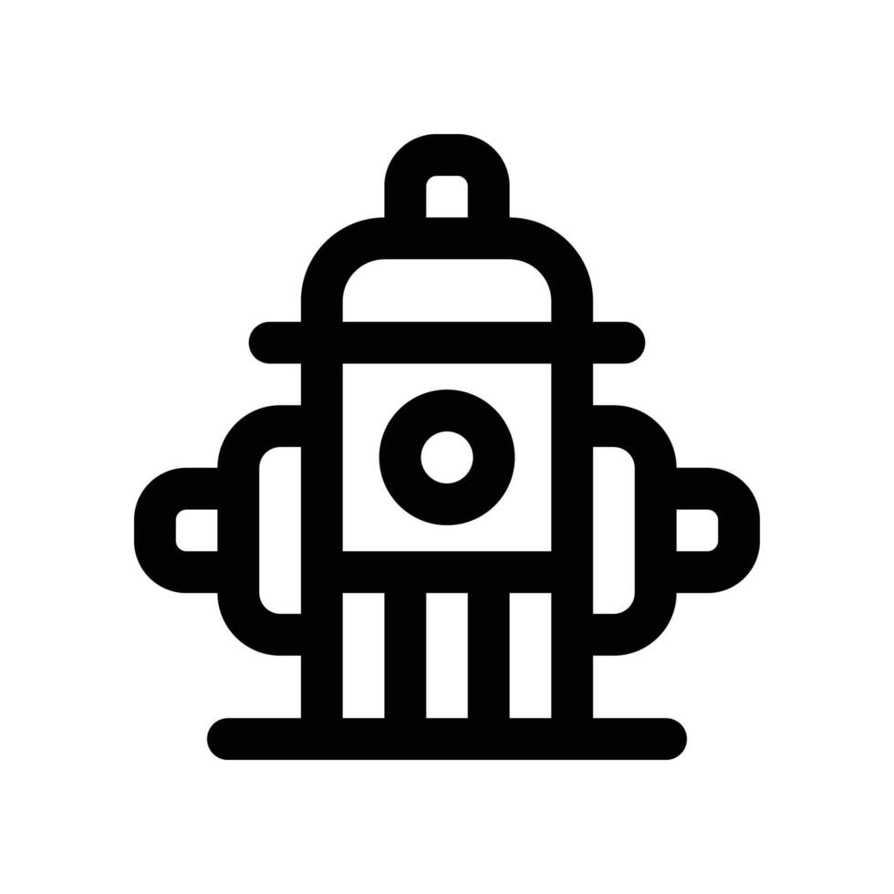 fire hydrant icon. line icon for your website, mobile, presentation, and logo design. vector