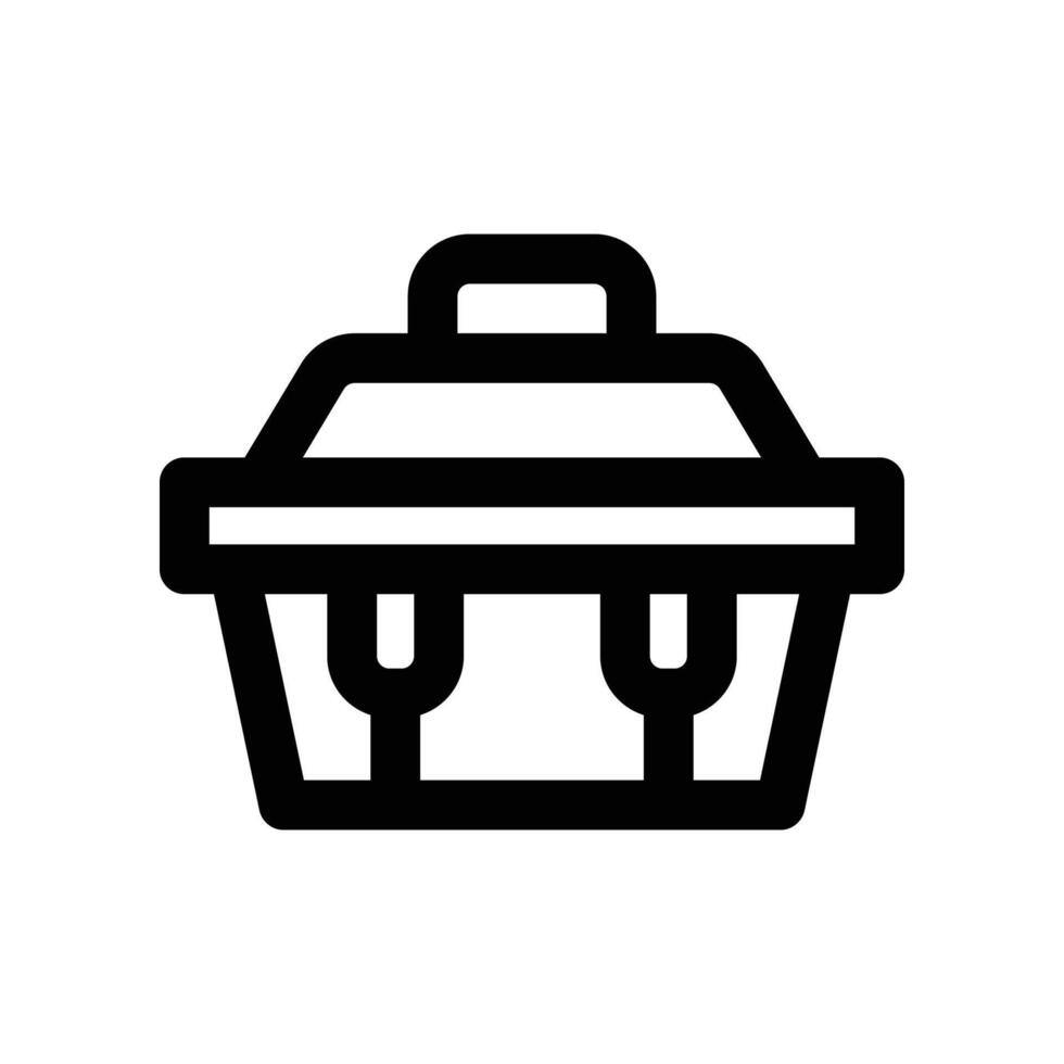 toolbox icon. line icon for your website, mobile, presentation, and logo design. vector