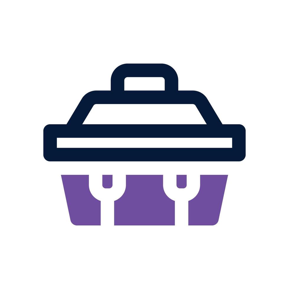 toolbox icon. dual tone icon for your website, mobile, presentation, and logo design. vector