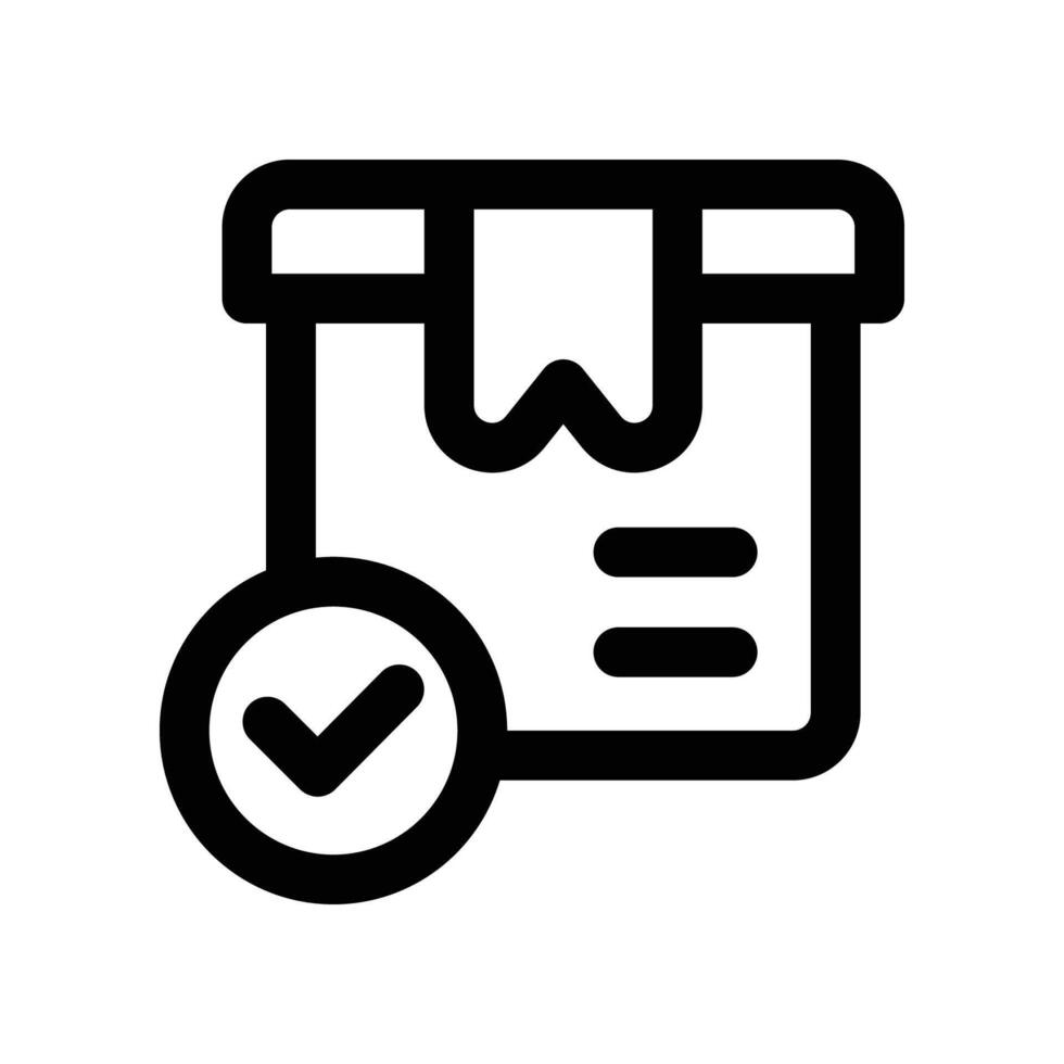 order icon. line icon for your website, mobile, presentation, and logo design. vector