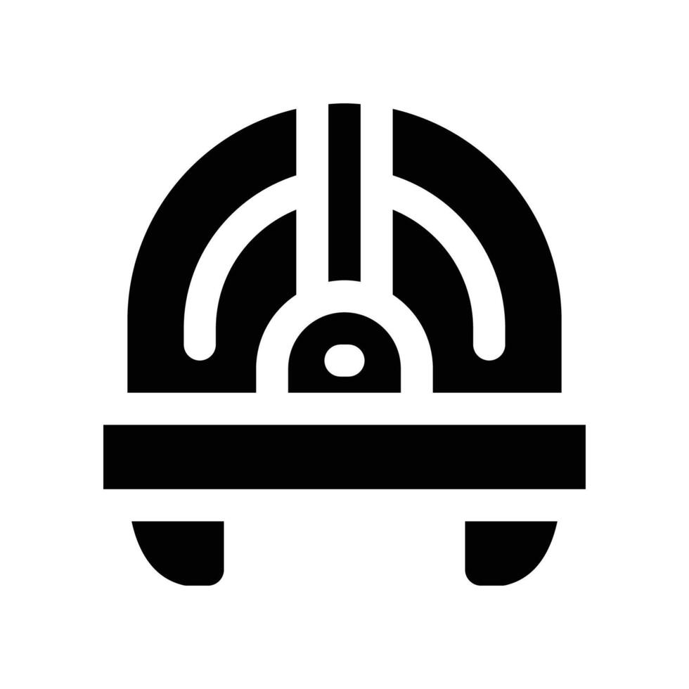 helmet icon. glyph icon for your website, mobile, presentation, and logo design. vector