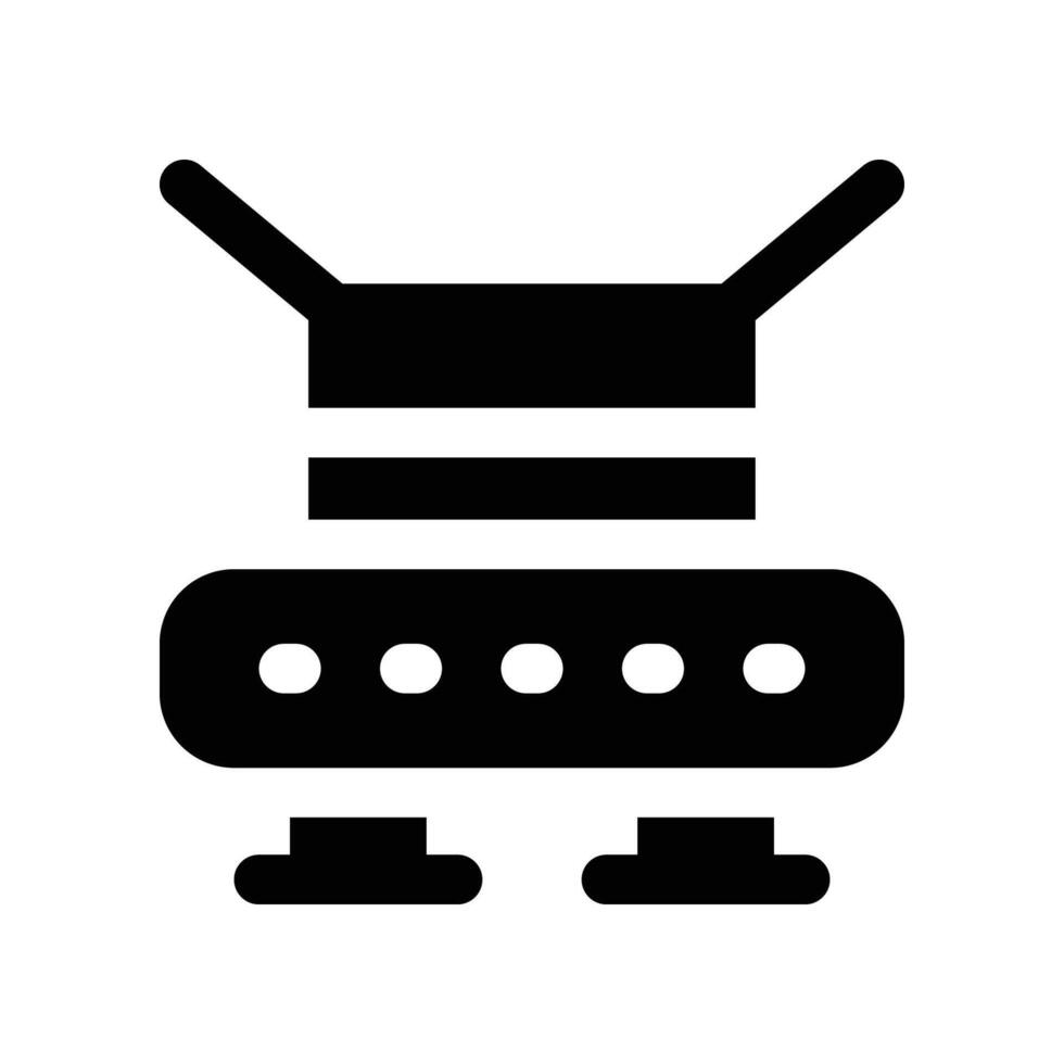 conveyor icon. glyph icon for your website, mobile, presentation, and logo design. vector