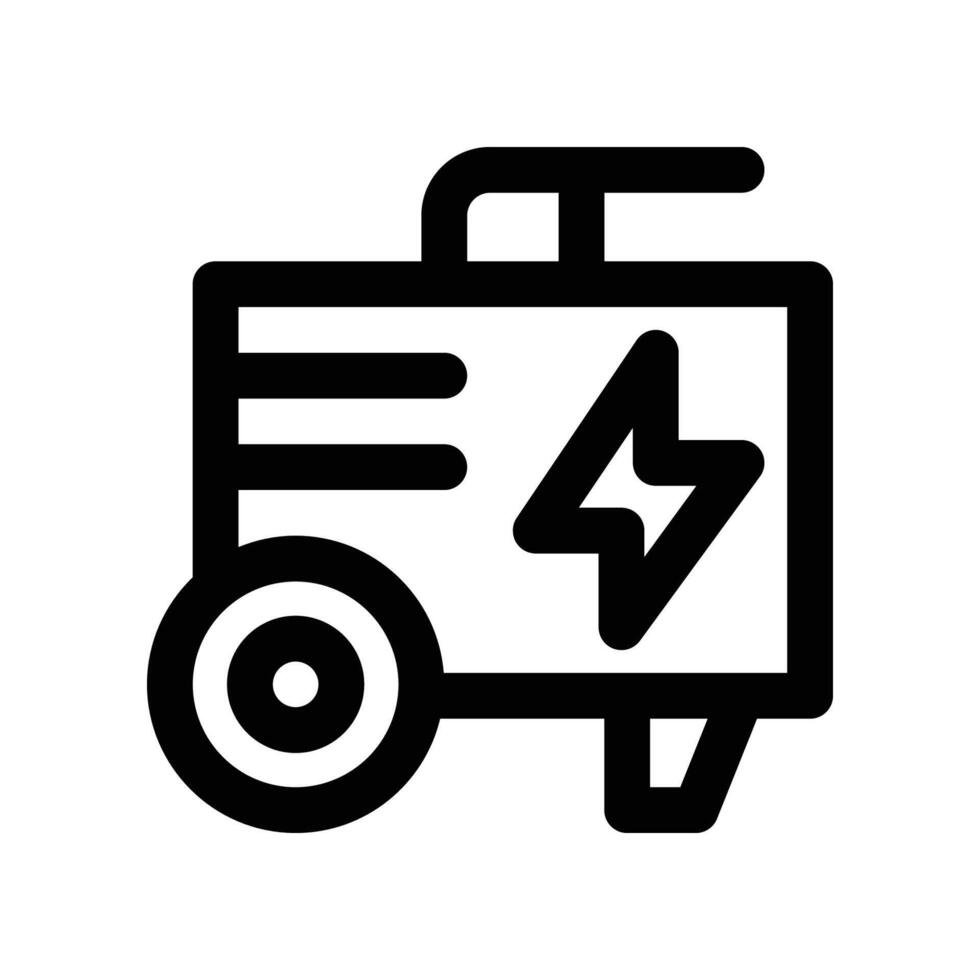 generator icon. line icon for your website, mobile, presentation, and logo design. vector