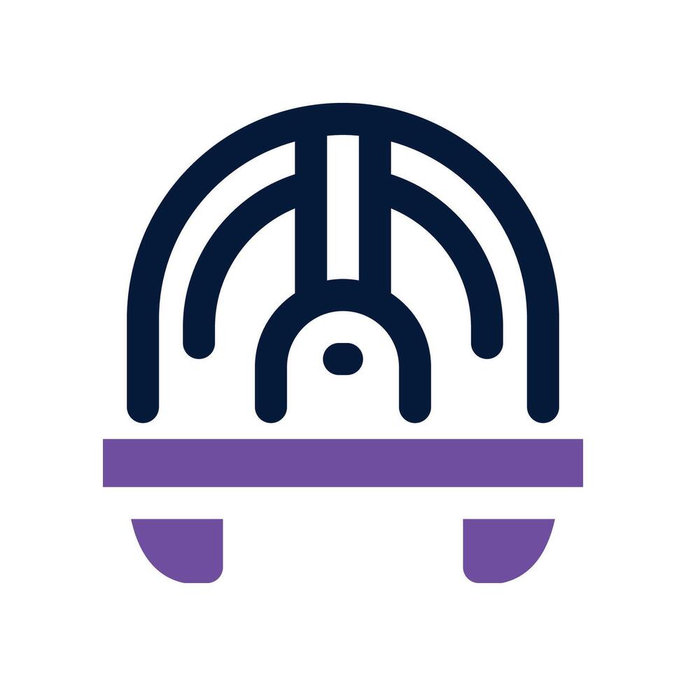 helmet icon. dual tone icon for your website, mobile, presentation, and logo design. vector