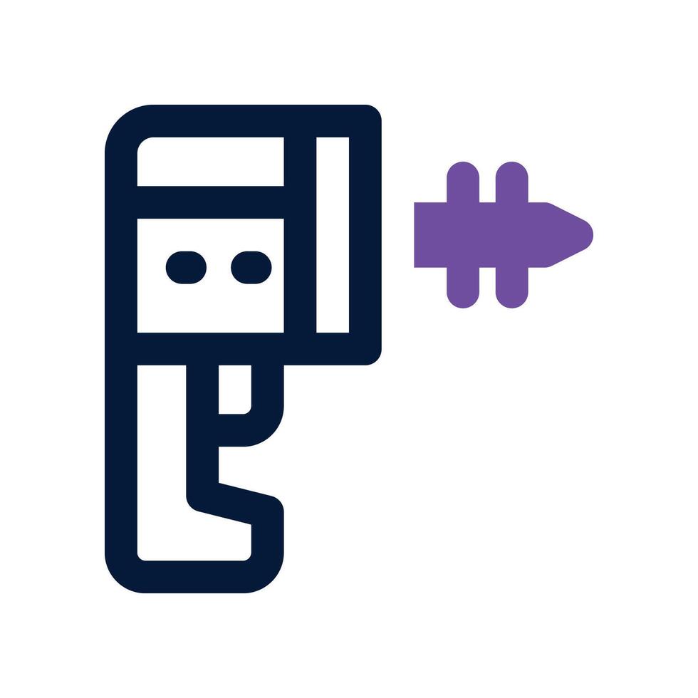 drill icon. dual tone icon for your website, mobile, presentation, and logo design. vector