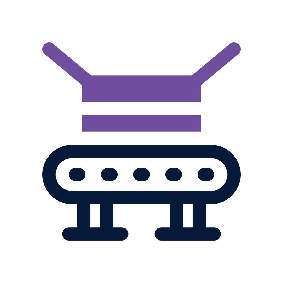 conveyor icon. dual tone icon for your website, mobile, presentation, and logo design. vector
