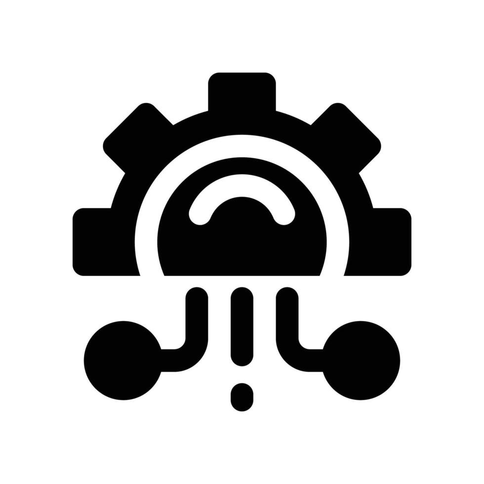 data integration icon. glyph icon for your website, mobile, presentation, and logo design. vector