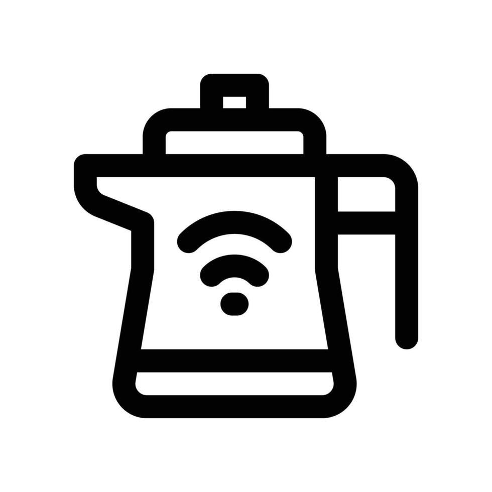 kettle icon. line icon for your website, mobile, presentation, and logo design. vector