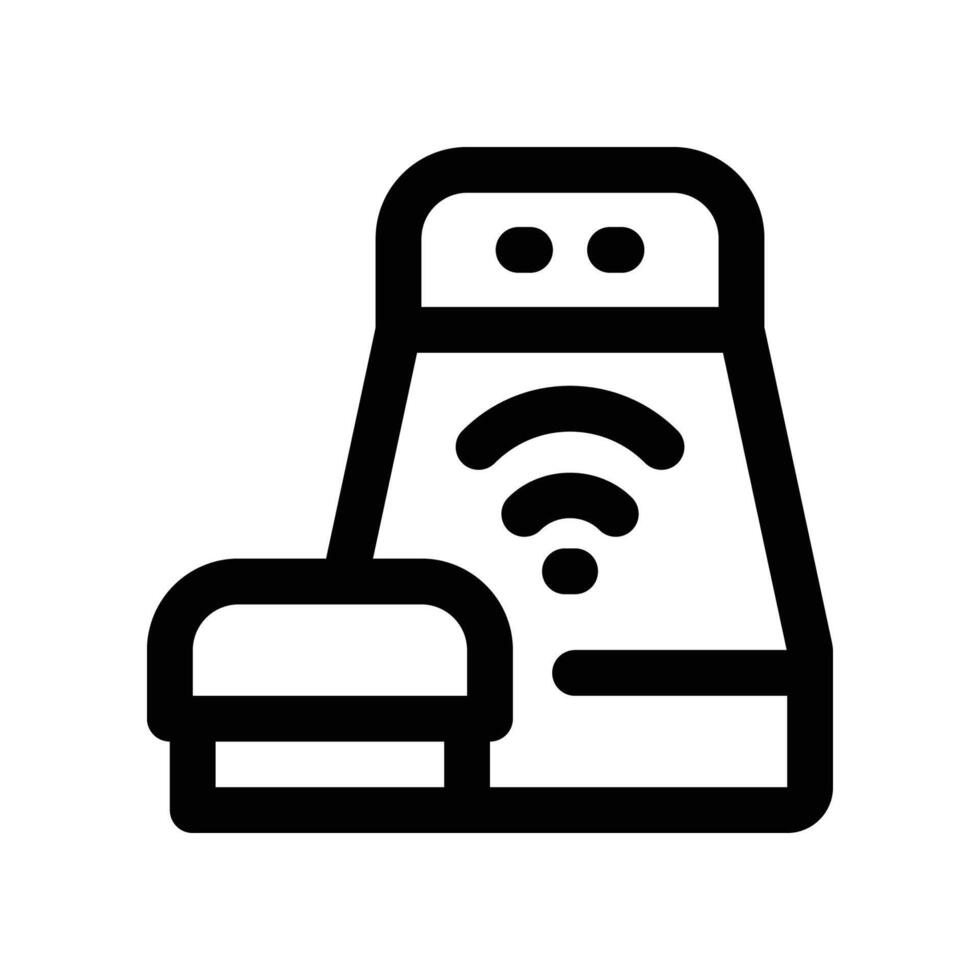 home assistant icon. line icon for your website, mobile, presentation, and logo design. vector