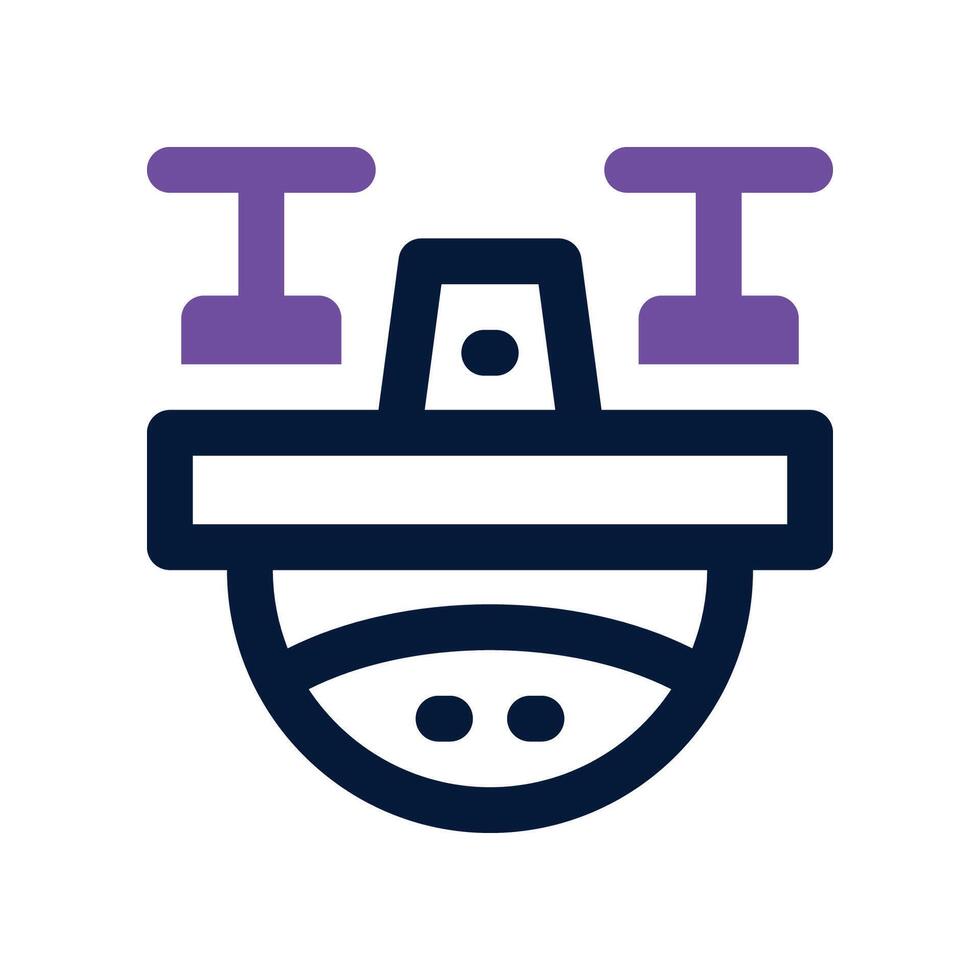 drone icon. dual tone icon for your website, mobile, presentation, and logo design. vector