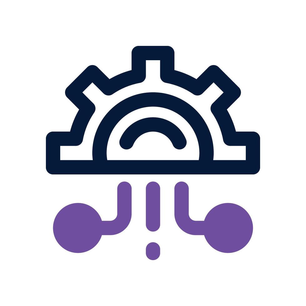 data integration icon. dual tone icon for your website, mobile, presentation, and logo design. vector
