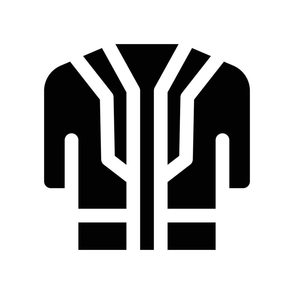 lab coat icon. glyph icon for your website, mobile, presentation, and logo design. vector
