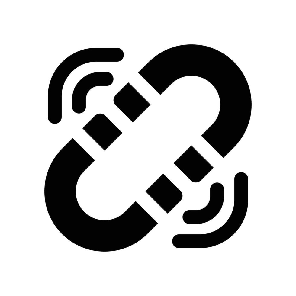 magnet icon. glyph icon for your website, mobile, presentation, and logo design. vector
