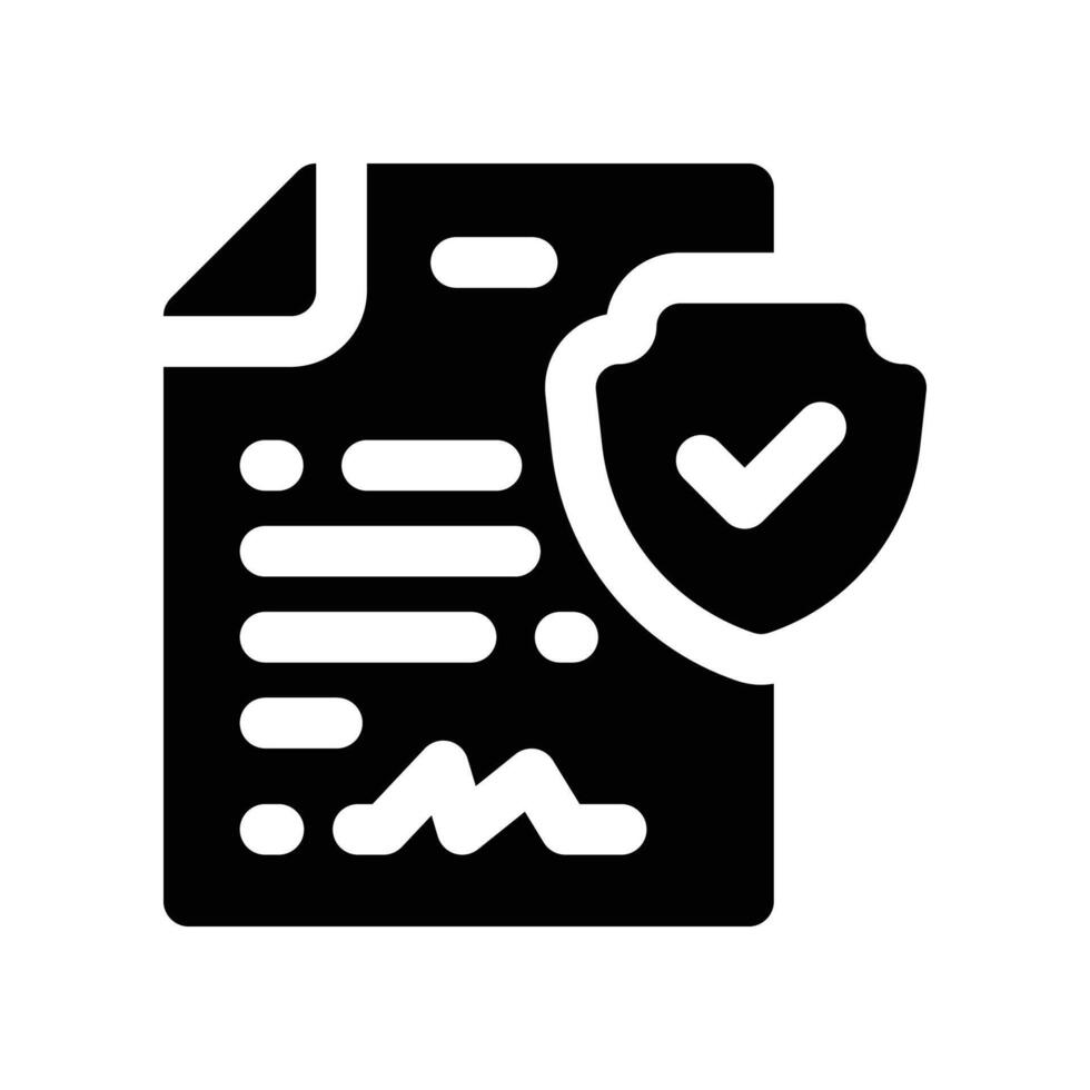 policy icon. glyph icon for your website, mobile, presentation, and logo design. vector