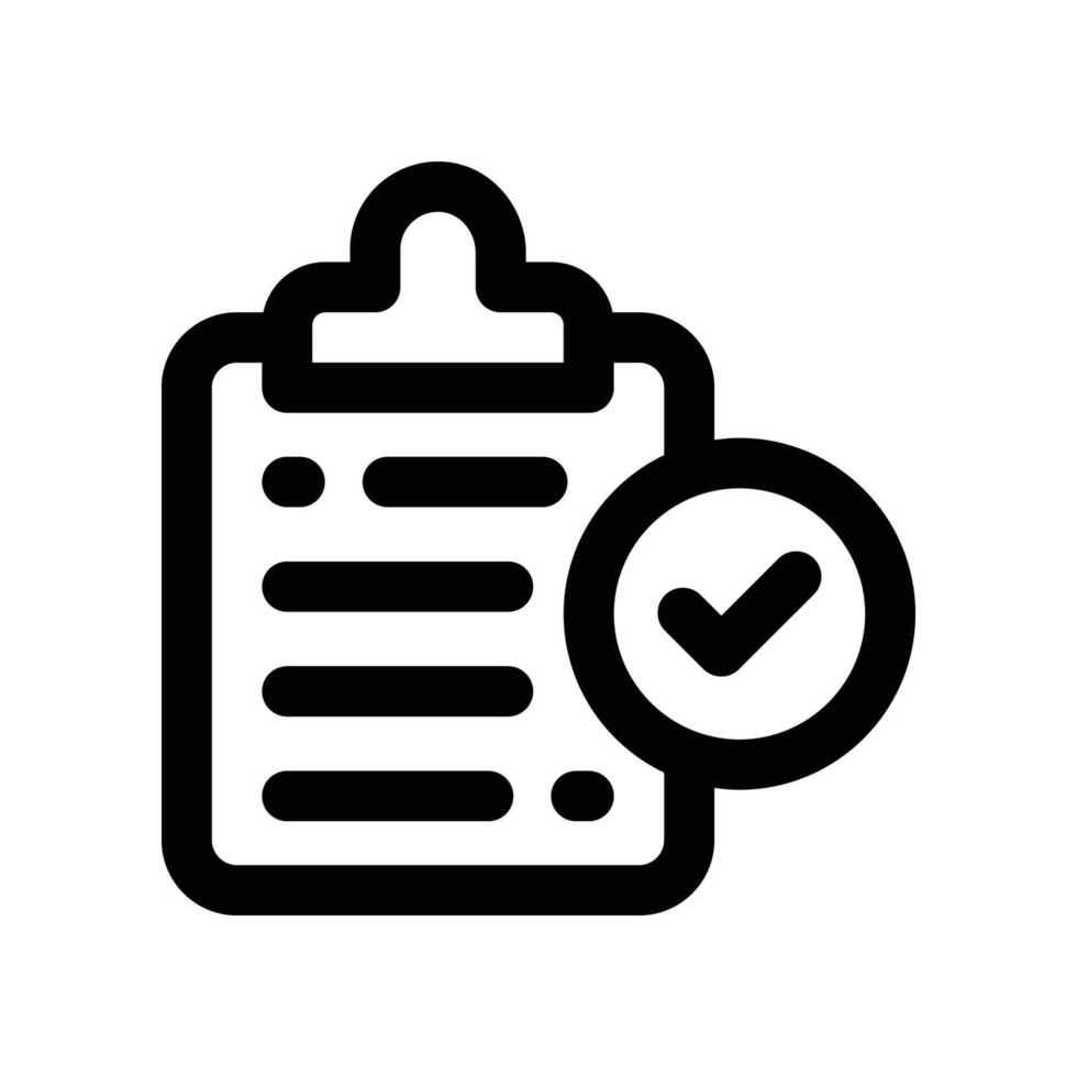 evaluation icon. line icon for your website, mobile, presentation, and logo design. vector