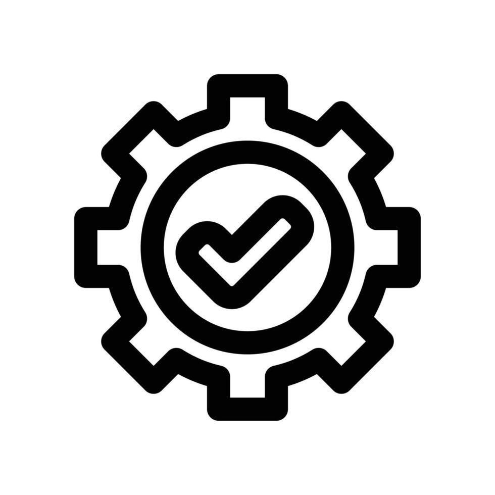 setting icon. line icon for your website, mobile, presentation, and logo design. vector
