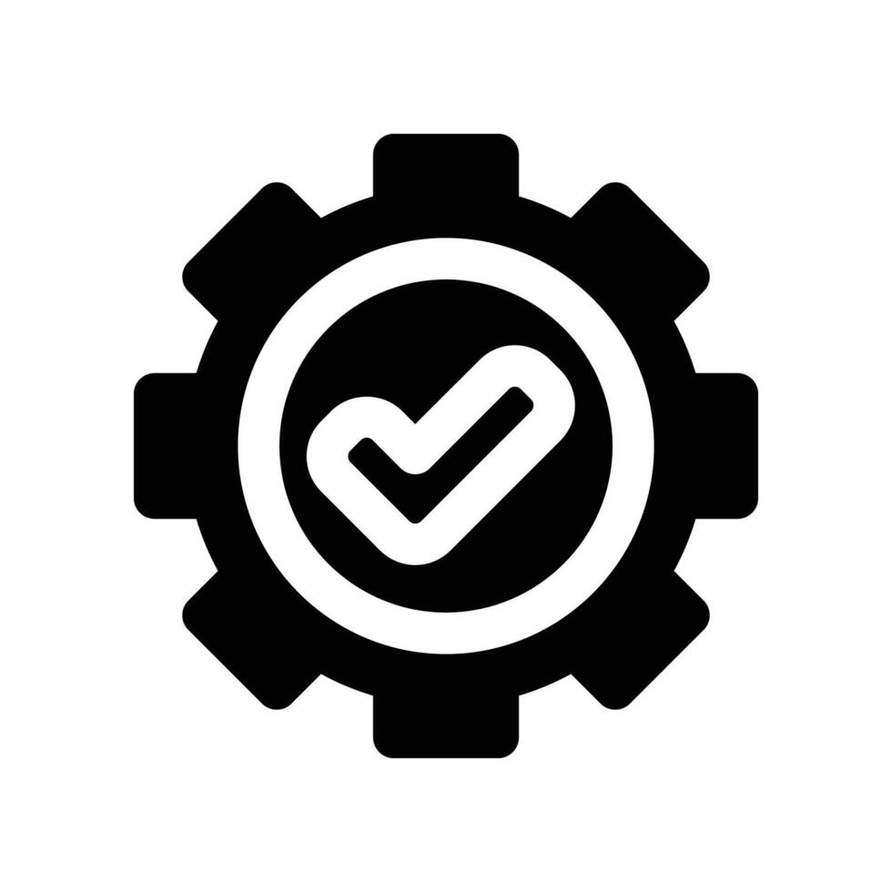 setting icon. glyph icon for your website, mobile, presentation, and logo design. vector