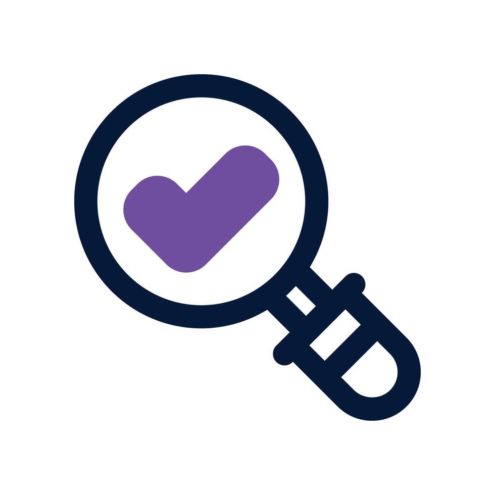search icon. dual tone icon for your website, mobile, presentation, and logo design. vector