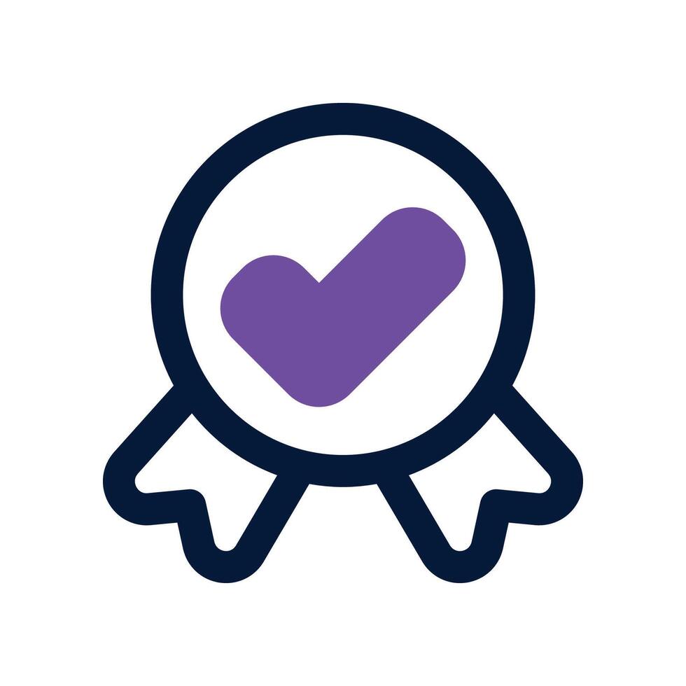 quality control icon. dual tone icon for your website, mobile, presentation, and logo design. vector