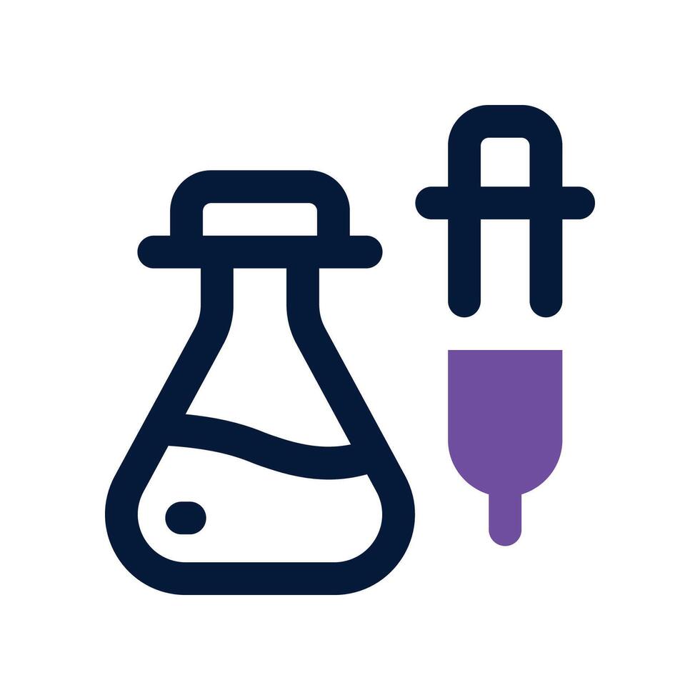 laboratory icon. dual tone icon for your website, mobile, presentation, and logo design. vector