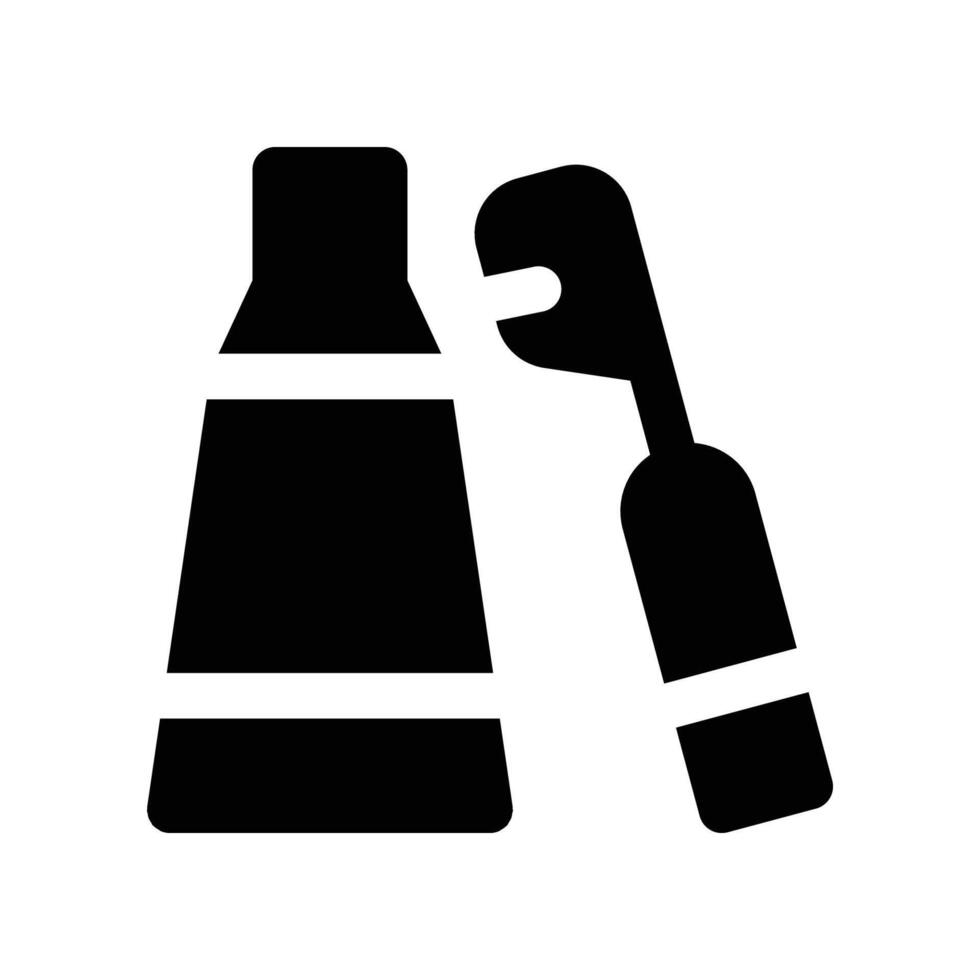 Brush Teeth icon. glyph icon for your website, mobile, presentation, and logo design. vector