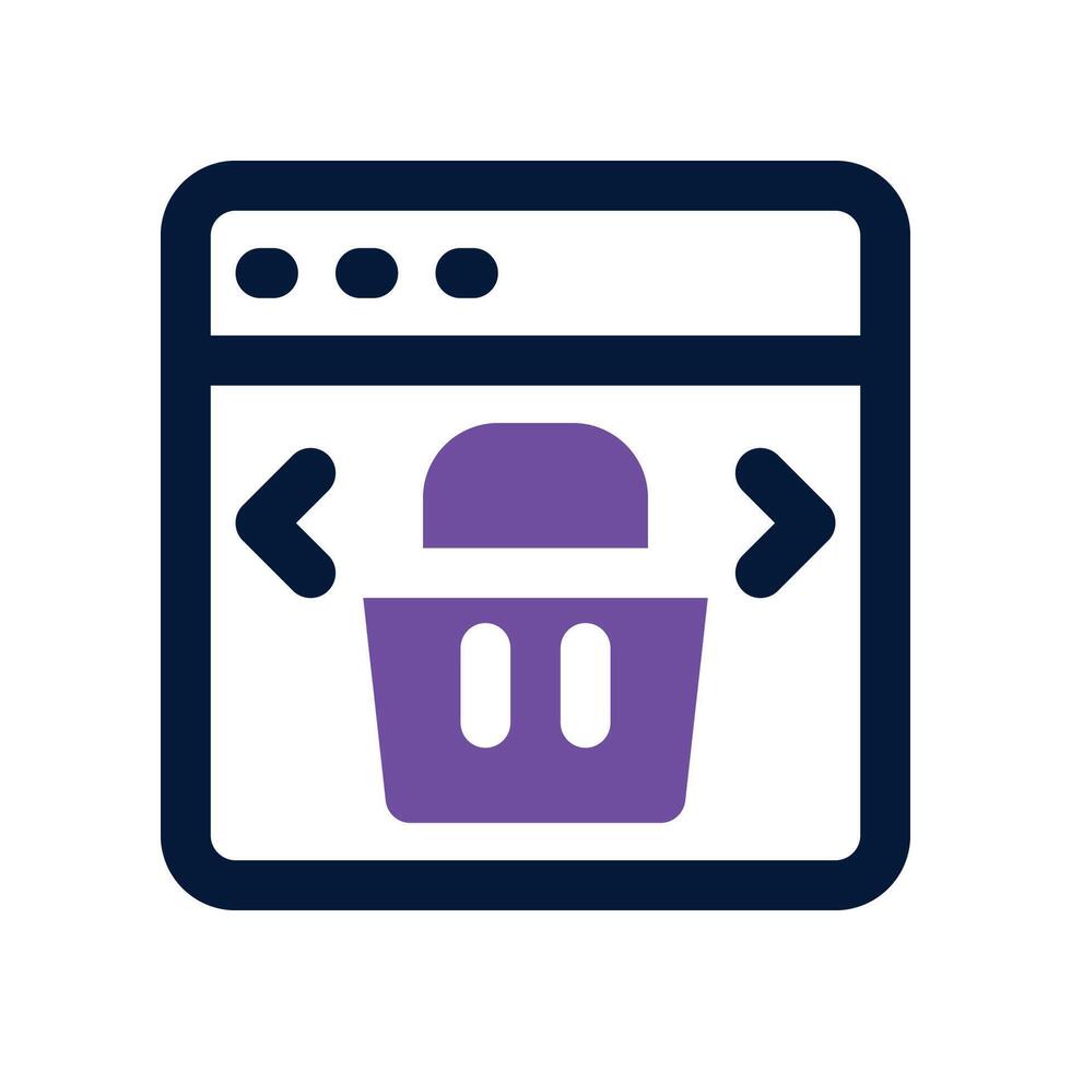Layout icon. dual tone icon for your website, mobile, presentation, and logo design. vector