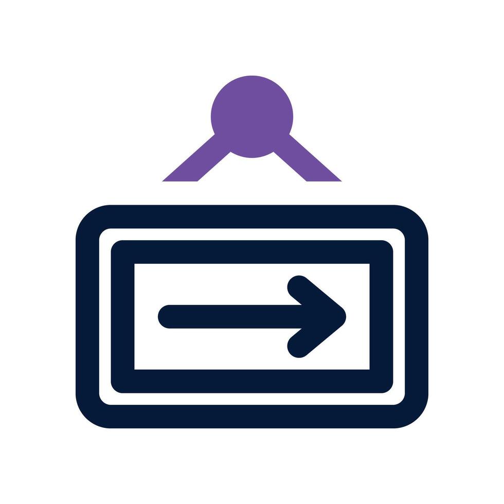 Open icon. dual tone icon for your website, mobile, presentation, and logo design. vector