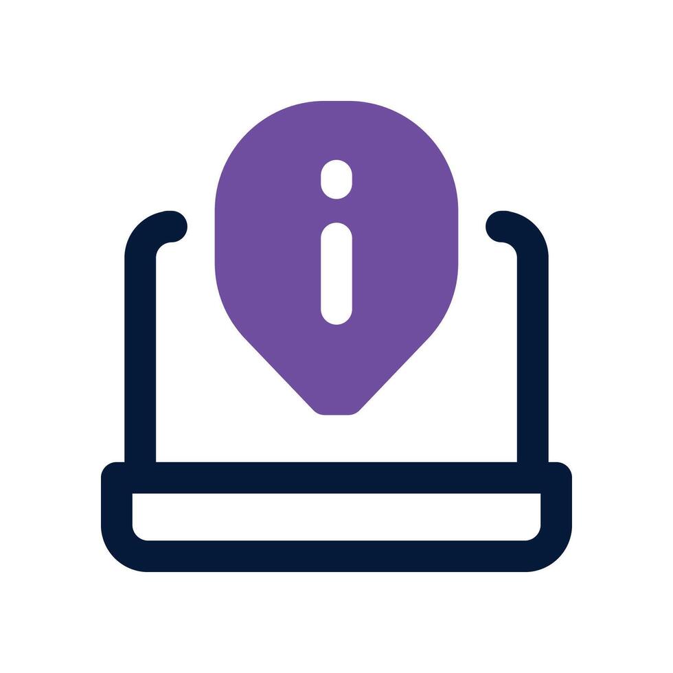 Information icon. dual tone icon for your website, mobile, presentation, and logo design. vector