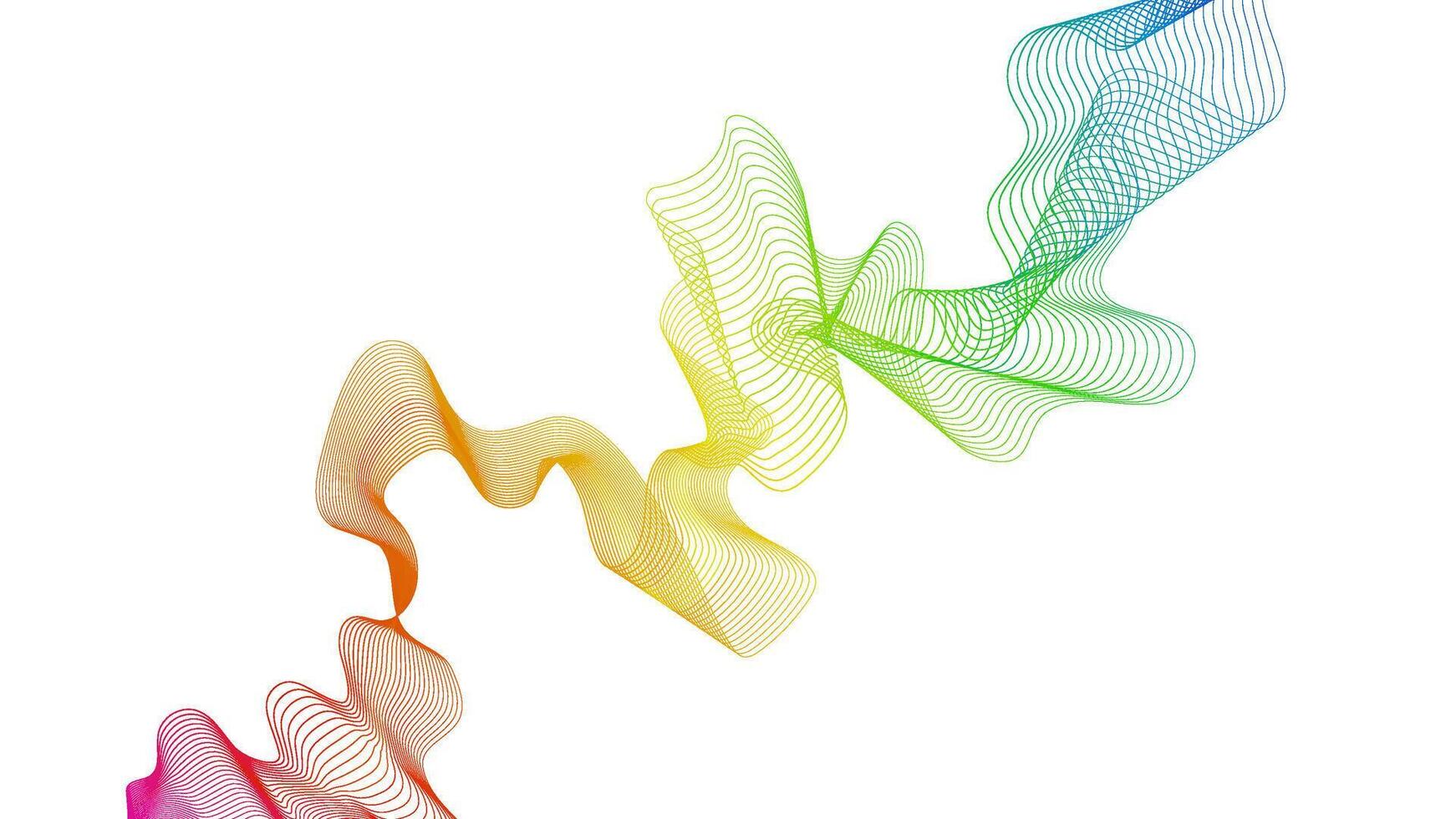 Abstract backdrop with wave gradient lines vector