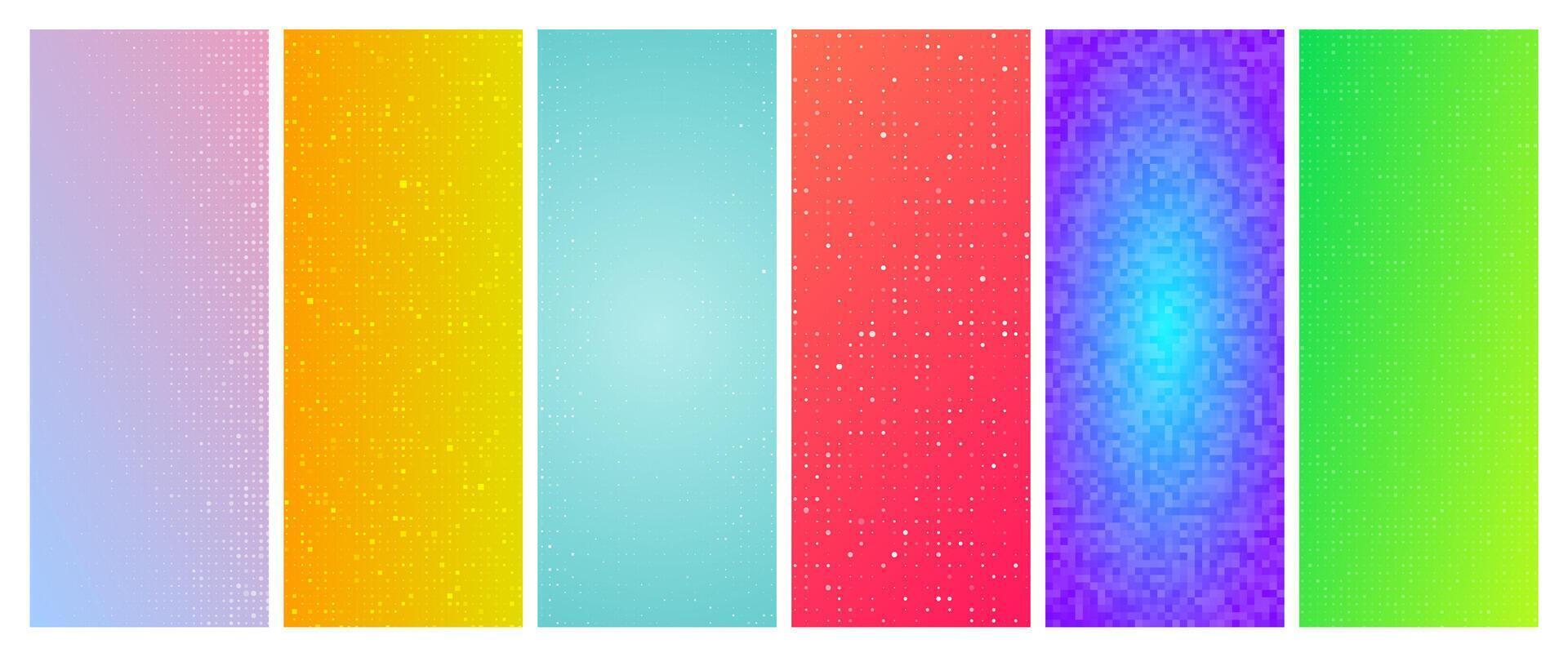 Abstract gradient geometric background with squares vector