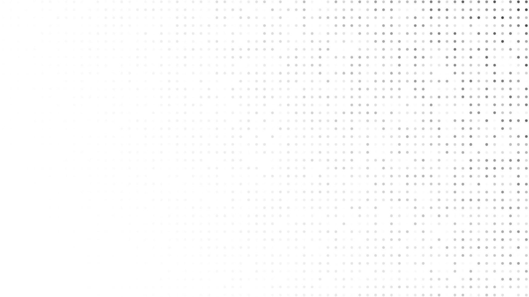 Monochrome halftone background with dots vector