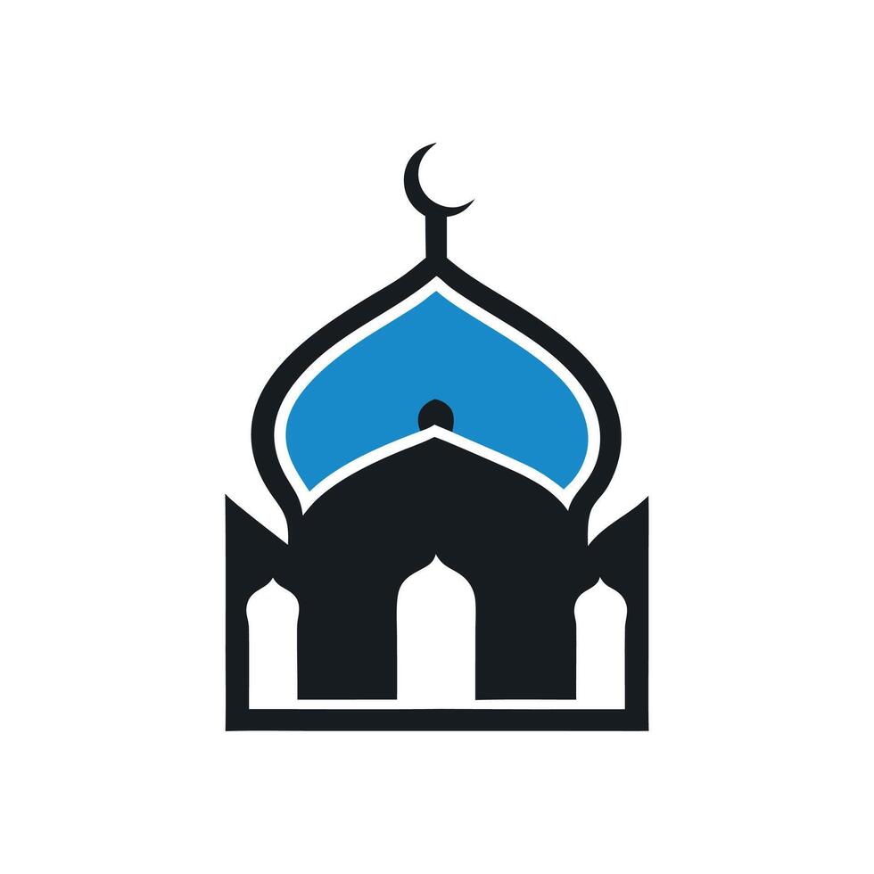 Mosque silhouette Style vector