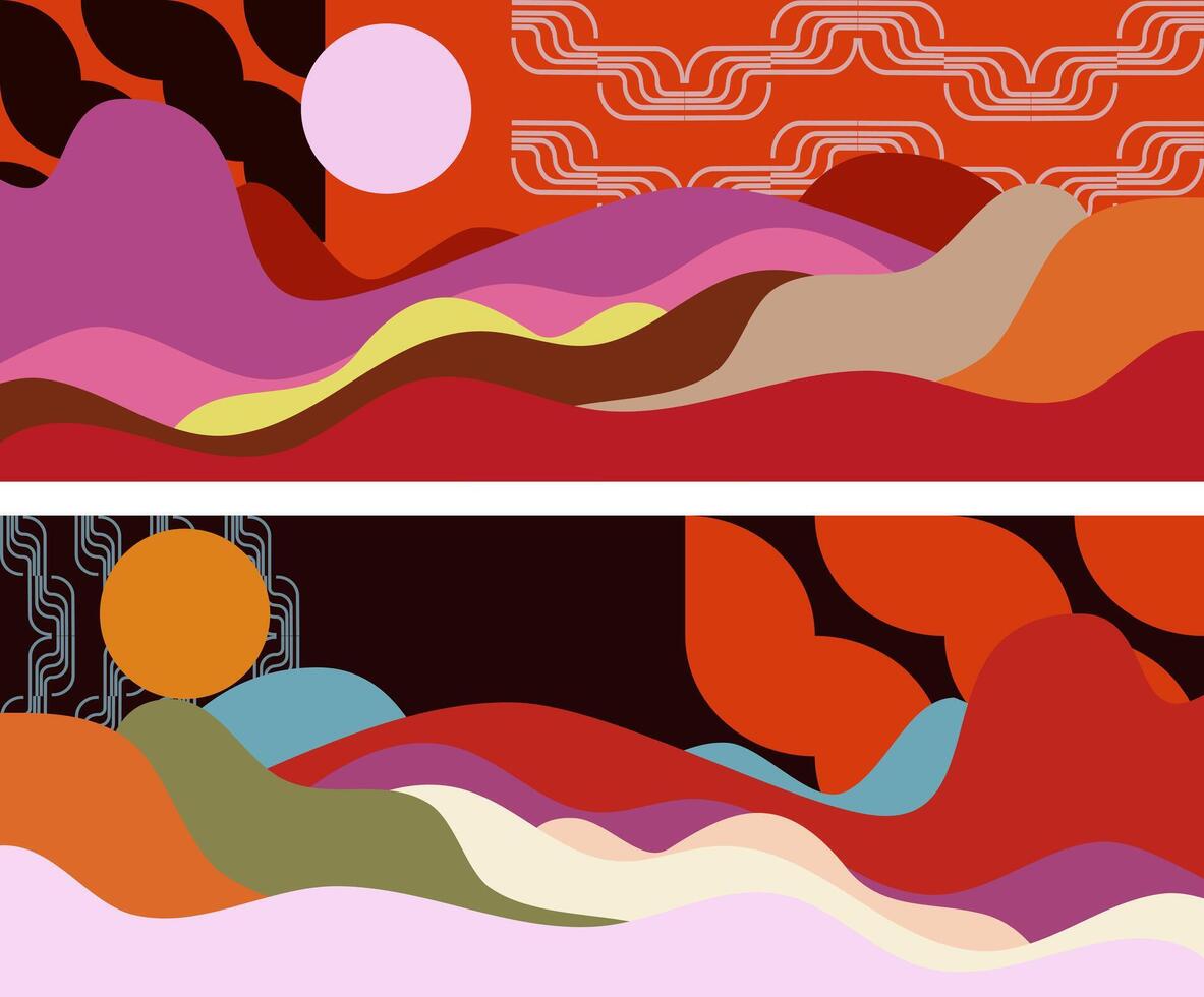 Where Mountains Dream art vector