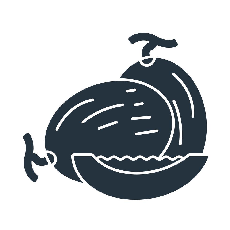 melon icons symbol elements for infographic web vector