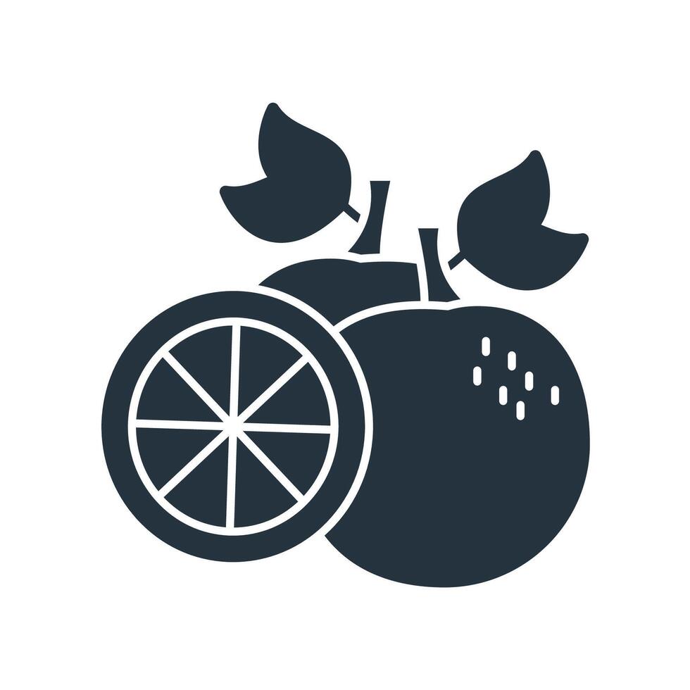 Grapefruit icons symbol elements for infographic web vector