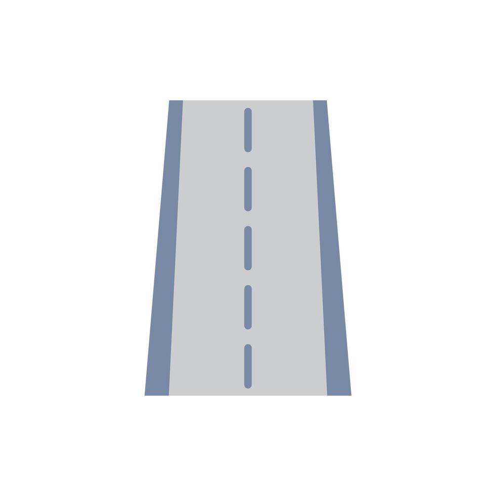 map pin icon in flat design style. Suitable for web design or location-based applications. Perfect for visually indicating a specific point. Isolated white background editable. vector