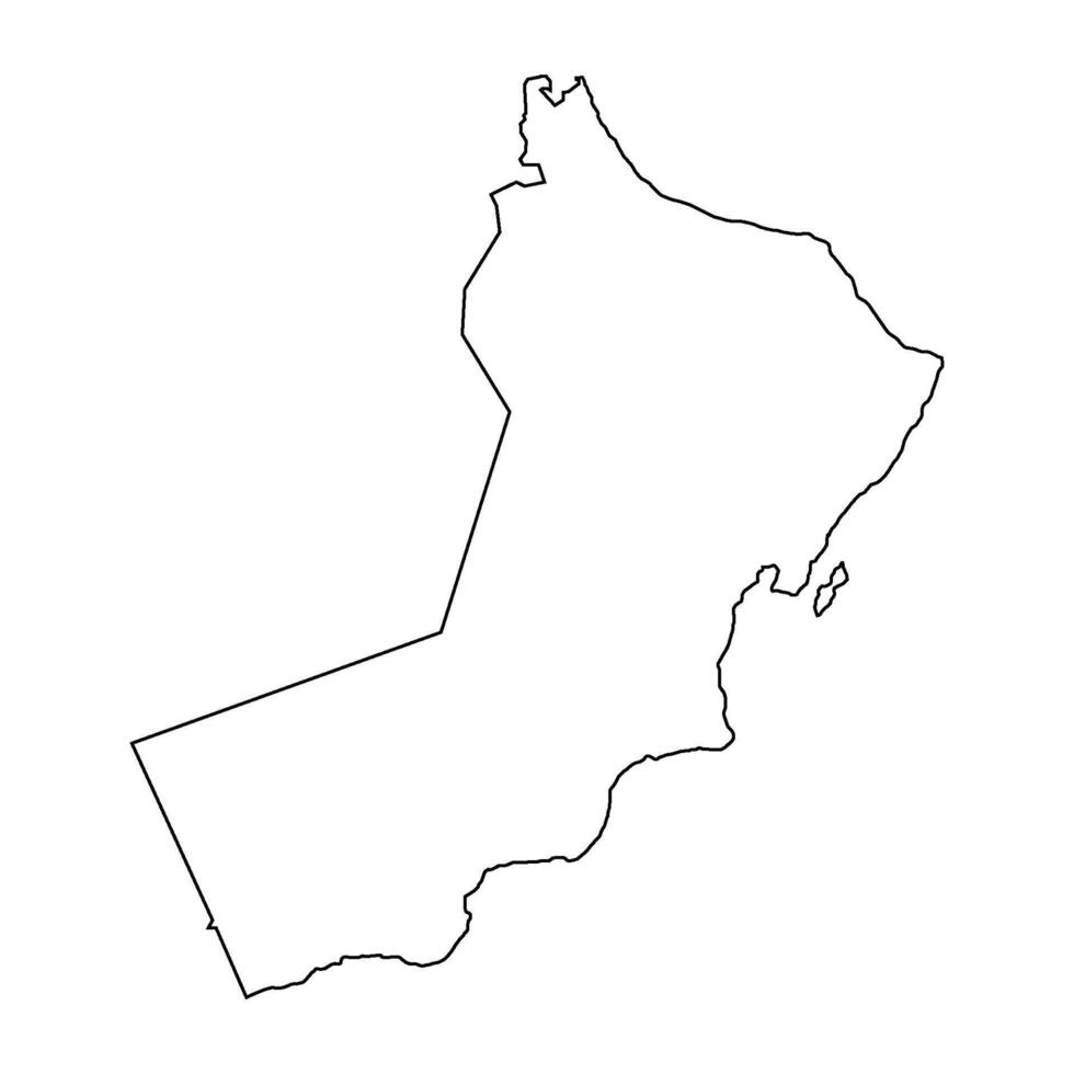 oman map icon vector
