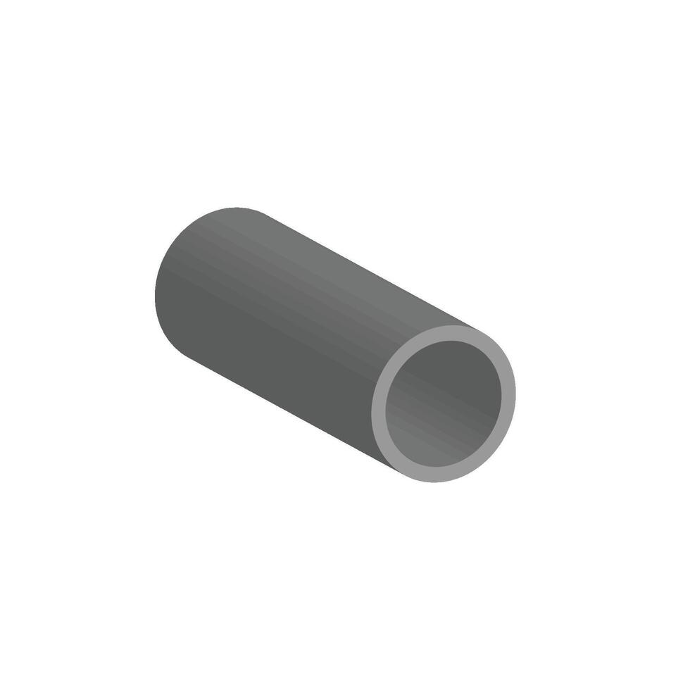 pipe icon 3d vector