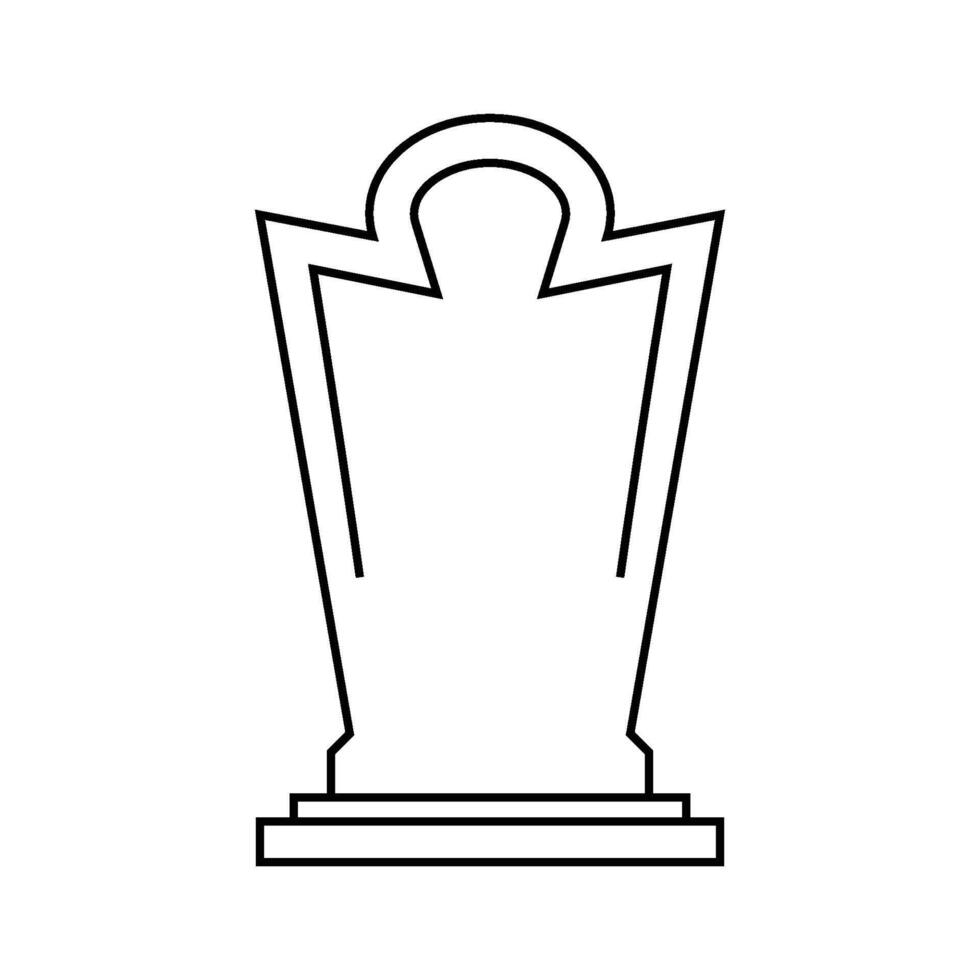 tombstone icon illustration vector