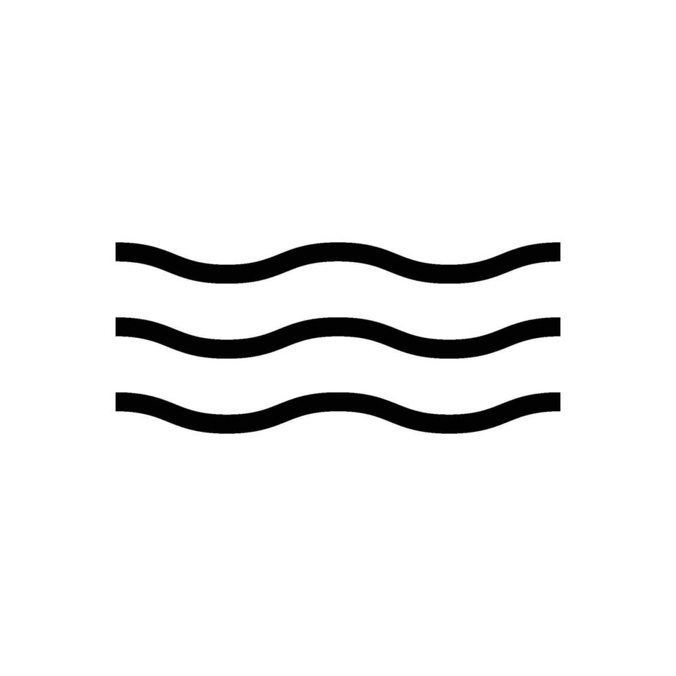 water wave icon vector