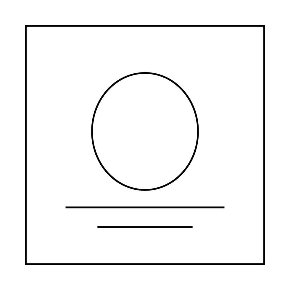 A black and white drawing of a circle vector