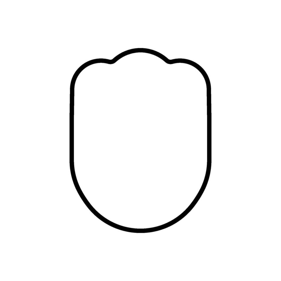 shield icon simple vector