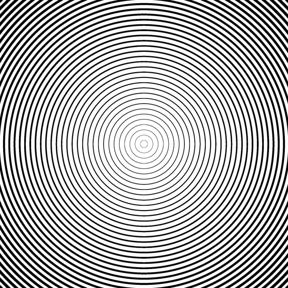 Concentric Circular Line Pattern Design vector