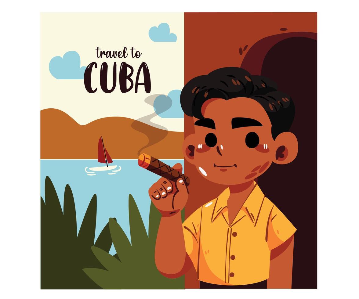 Explore the Vibrant Culture of Cuba vector