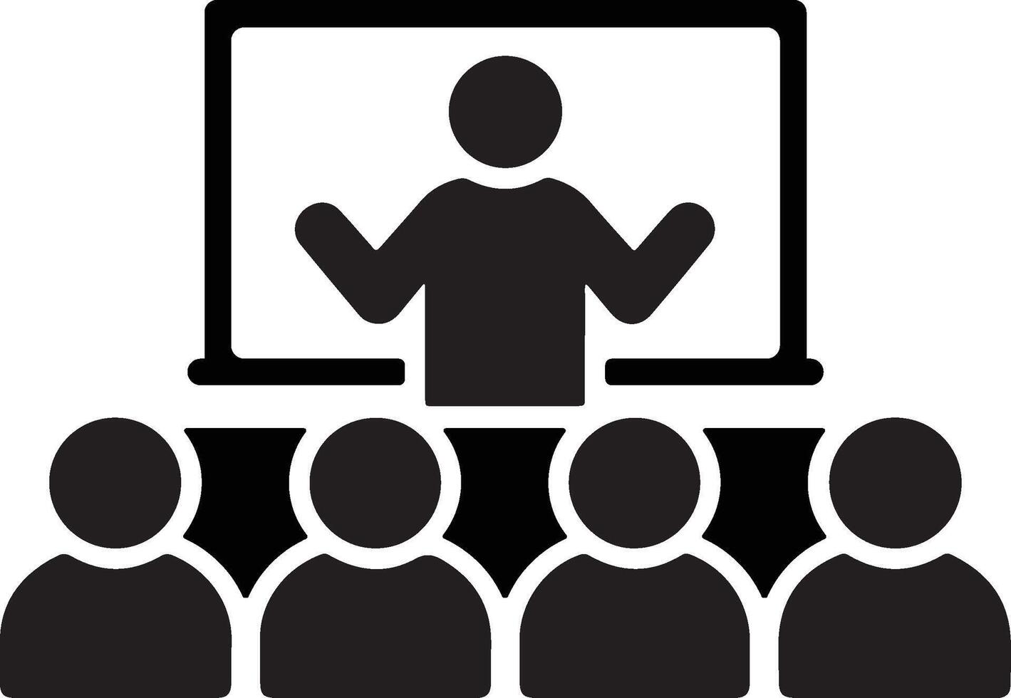 Training seminar icon Illustration design vector