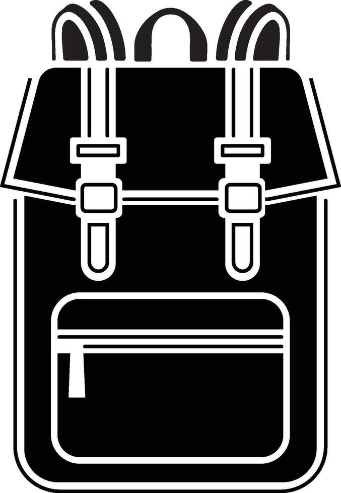 icon of a backpack vector