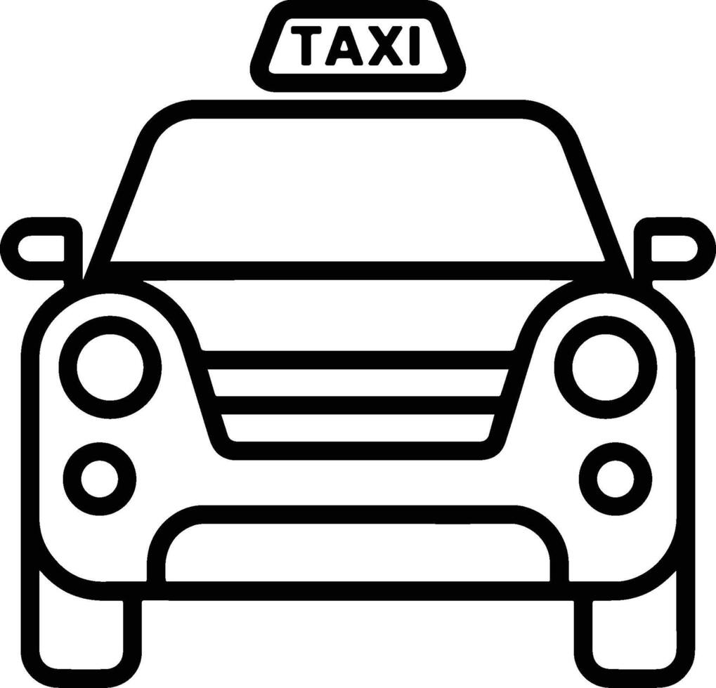 icon of a taxi illustration design vector
