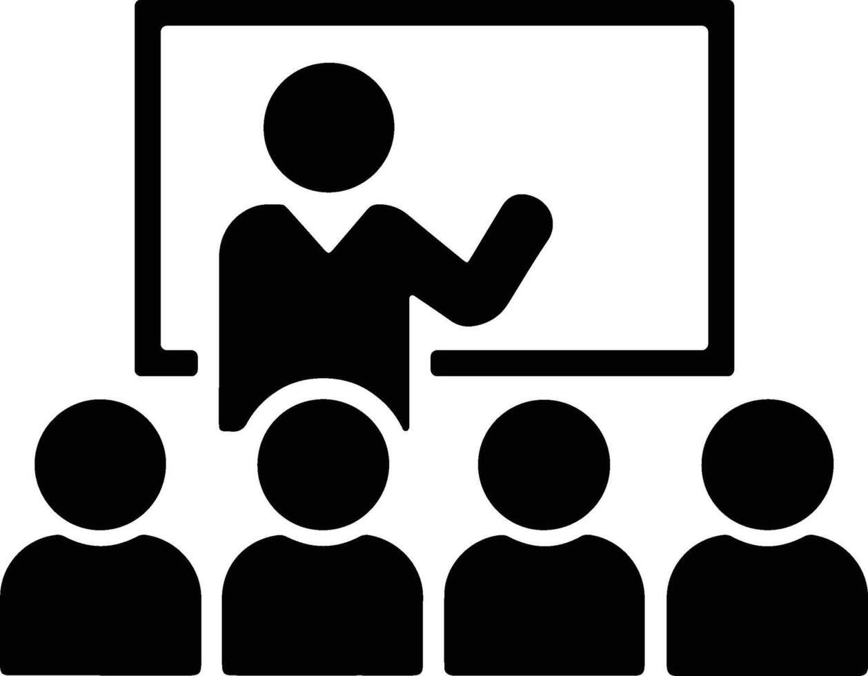Training seminar icon vector