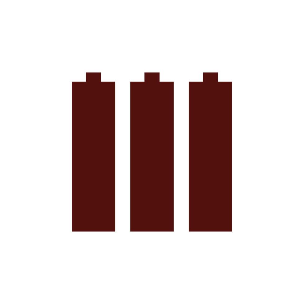 battery icon. Flat illustration of battery icon for web design. fuel indicator on electrical vehicles. fuel indicator symbol icon design. Basic element design technology vector